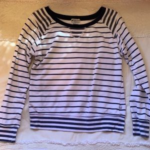 Navy Striped Long Sleeve Shirt